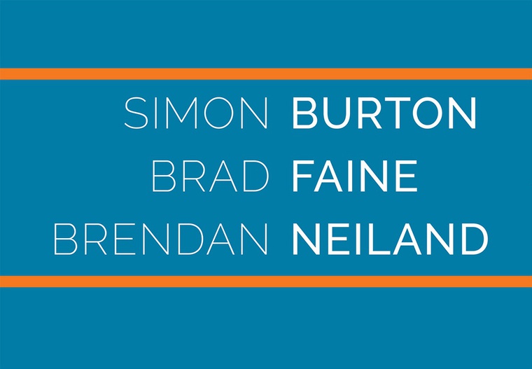 Simon Burton, Brad Faine & Brendan Neiland